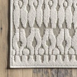 NuLOOM Stacey Textured Modern Geometric Indoor/Outdoor Patio Area Rug -Nuloom GUEST 8df28998 0d5c 424e 80d6 5bcc4c6c8ecf