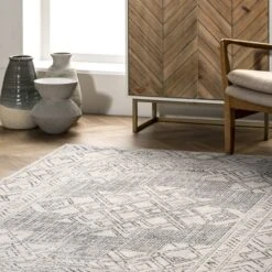 NuLOOM Mia Machine Washable Geometric Medallion Area Rug -Nuloom GUEST 8e3ed05e 186d 4899 8be4 9107d4130646