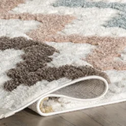 Sage Wavy Stripes Kids Tassel Area Rug -Nuloom GUEST 8f9d985e b75e 403a a0d1 0ef49d681507