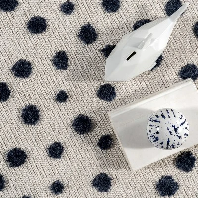 NuLOOM Alena Starry Night High-Low Kids Tasseled Area Rug 5 NuLOOM Alena Starry Night High-Low Kids Tasseled Area Rug - Image 5