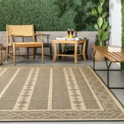NuLOOM Zina Banded Indoor/Outdoor Patio Area Rug -Nuloom GUEST 8fdef785 7492 4394 845f 241bb650f077