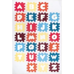 NuLOOM Peri Machine Washable Kids Alphabet Nursery Or Playroom Area Rug 15 NuLOOM Peri Machine Washable Kids Alphabet Nursery Or Playroom Area Rug -Nuloom GUEST 906070a5 0750 40ce a6b9 7fb945b55f21
