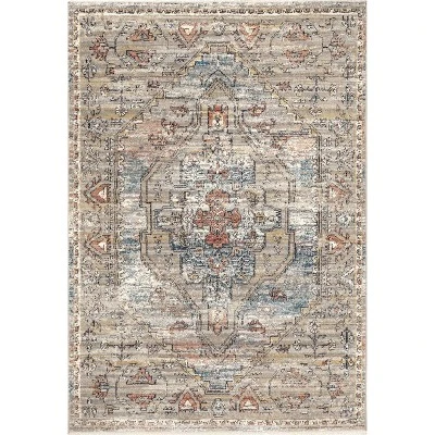 NuLOOM Marley Traditional Medallion Fringe Area Rug 10 NuLOOM Marley Traditional Medallion Fringe Area Rug - Image 10