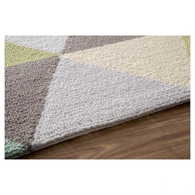 Bianca Triangles Area Rug Blue - NuLOOM 2 Bianca Triangles Area Rug Blue - NuLOOM - Image 2