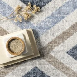 NuLOOM Akari Transitional Diamond Machine Washable Area Rug -Nuloom GUEST 91daed6f 6585 49b6 8377 3e6467f74d5a