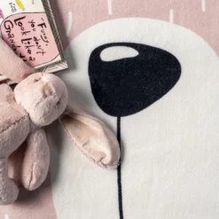 NuLOOM Nesta Queen Bear Machine Washable Kids Area Rug -Nuloom GUEST 92c51024 c20e 4d94 864b 90a8535c22b5