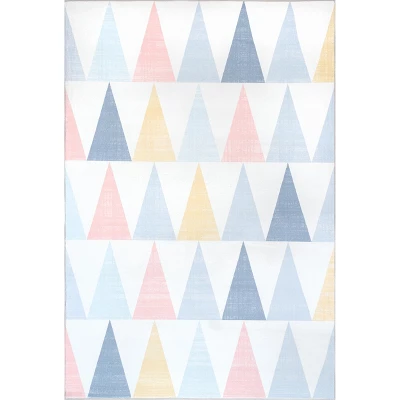 NuLOOM Penny Kids Geometric Nursery Or Playroom Area Rug 7 NuLOOM Penny Kids Geometric Nursery Or Playroom Area Rug - Image 7