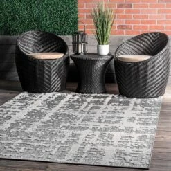 NuLOOM Adley Textured Abstract Indoor/Outdoor Patio Area Rug