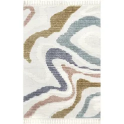 NuLOOM Abstract Striped Kids Tassel Area Rug 19 NuLOOM Abstract Striped Kids Tassel Area Rug -Nuloom GUEST 953c9b41 8338 489f b786 2a582501eba6