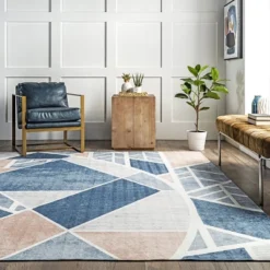 NuLOOM Juli Mosaic Geometric Machine Washable Area Rug -Nuloom GUEST 958ab2d3 f5aa 4a0b b0d1 731f8be9a549