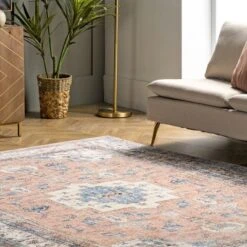 NuLOOM Eleanor Machine Washable Distressed Medallion Area Rug 21 NuLOOM Eleanor Machine Washable Distressed Medallion Area Rug -Nuloom GUEST 95b4d506 c6e1 4e71 bc45 9dbae2d931e9