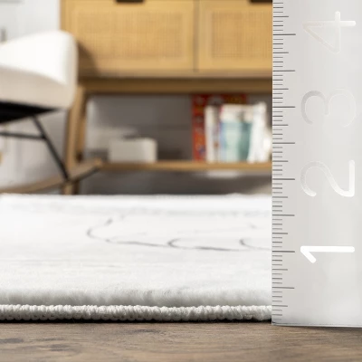 NuLOOM Kinslee Modern Lion Machine Washable Kids Area Rug 2 NuLOOM Kinslee Modern Lion Machine Washable Kids Area Rug - Image 2