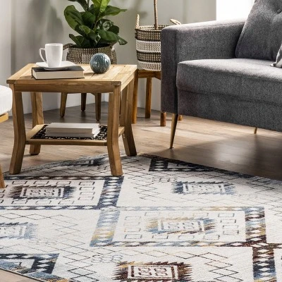 NuLOOM Kajal Machine Washable Southwestern Geometric Area Rug 8 NuLOOM Kajal Machine Washable Southwestern Geometric Area Rug - Image 8