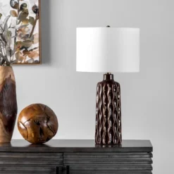 NuLOOM Marsala 24" Ceramic Table Lamp -Nuloom GUEST 9a74f2e5 853b 4778 b309 4320d8ecd0af