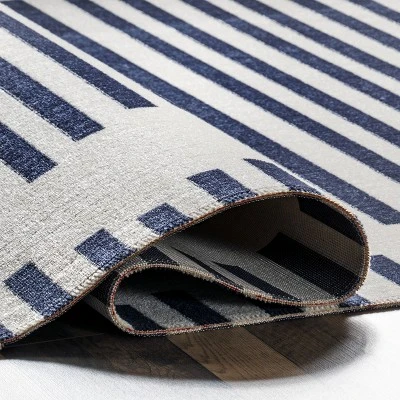 NuLOOM Holly Multi Stripe Indoor/Outdoor Area Rug 3 NuLOOM Holly Multi Stripe Indoor/Outdoor Area Rug - Image 3