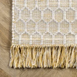 NuLOOM Wylie Honeycomb Wool Fringe Rug -Nuloom GUEST 9ae5c0e5 1549 4f86 acef 2c352e604997