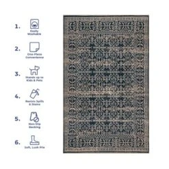 NuLOOM Beverly Machine Washable Global Inspired Area Rug -Nuloom GUEST 9b46b8d7 22f8 4e7d 8898 62ccccc6a1d9