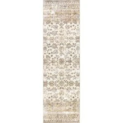 NuLOOM Deadra Vintage Floral Machine Washable Area Rug -Nuloom GUEST 9c5198c9 f531 4e7b b13b fe94f26b2204