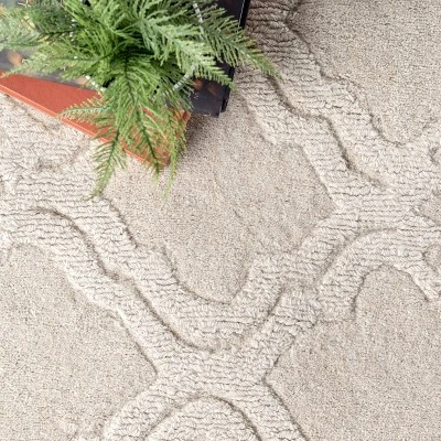 6'x9' Hand Tufted Wilhelmina Area Cream - NuLOOM 7 6'x9' Hand Tufted Wilhelmina Area Cream - NuLOOM - Image 7