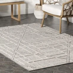 NuLOOM Crissy Contemporary High-Low Indoor/Outdoor Area Rug -Nuloom GUEST 9cf8951c 132c 4256 bf97 c435c643b6cb