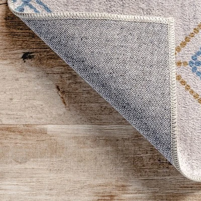 NuLOOM Kiya Machine Washable Moroccan Global Geometric Area Rug 6 NuLOOM Kiya Machine Washable Moroccan Global Geometric Area Rug - Image 6