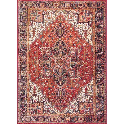 NuLOOM Indoor/Outdoor Transitional Emblem Patrice Area Rug 13 NuLOOM Indoor/Outdoor Transitional Emblem Patrice Area Rug - Image 13