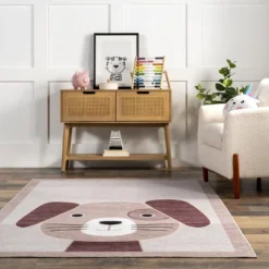 NuLOOM Rizzo Puppy Kids Machine Washable Area Rug -Nuloom GUEST a25b14b5 b846 4c46 9f37 02302983a60c