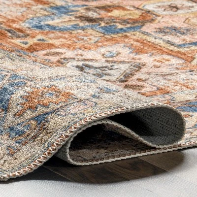 NuLOOM Annica Multi Medallion Machine Washable Area Rug 3 NuLOOM Annica Multi Medallion Machine Washable Area Rug - Image 3