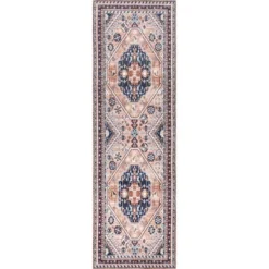 NuLOOM Nevaeh Machine Washable Bohemian Medallion Area Rug -Nuloom GUEST a5f6780d c060 49b8 8115 ecd69ff21f2d