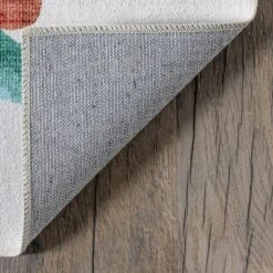 NuLOOM Eamon Dinosaur Machine Washable Kids Area Rug -Nuloom GUEST a6b656f3 e5dd 4870 9f7d 3c8e12d49c53