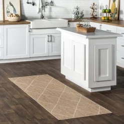 NuLOOM Billy Diamond Easy-Jute Machine Washable Area Rug