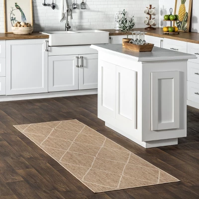 NuLOOM Billy Diamond Easy-Jute Machine Washable Area Rug 1 NuLOOM Billy Diamond Easy-Jute Machine Washable Area Rug