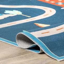 NuLOOM Zita Neighborhood Machine Washable Kids Area Rug -Nuloom GUEST a9a80e4a 23da 4edd 8976 72c45bcb563a