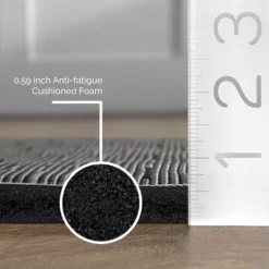 NuLOOM Casual Crosshatched Anti Fatigue Kitchen Or Laundry Room Comfort Mat -Nuloom GUEST aace51e3 6171 4571 82c2 5d088920d61f