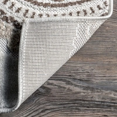 NuLOOM Andi Textured Geometric Indoor And Outdoor Patio Area Rug 6 NuLOOM Andi Textured Geometric Indoor And Outdoor Patio Area Rug - Image 6