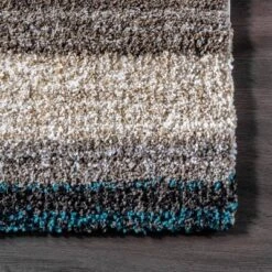 Striped Shaggy Woven Rug - NuLoom -Nuloom GUEST b13b15fb 7a24 4aff b84d 25c4868e2246