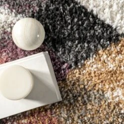 Dabney Abstract Kids Shag Area Rug -Nuloom GUEST b146d1b4 a393 489b ad43 75ff08a665af