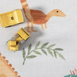 NuLOOM Eamon Dinosaur Machine Washable Kids Area Rug -Nuloom GUEST b1945f3e ffdd 4c7e bbae 66dc28a4dd1a