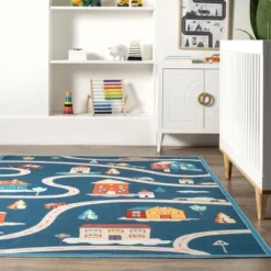 NuLOOM Zita Neighborhood Machine Washable Kids Area Rug -Nuloom GUEST b1f2bed9 da48 4b35 ab83 78a7d4be1133