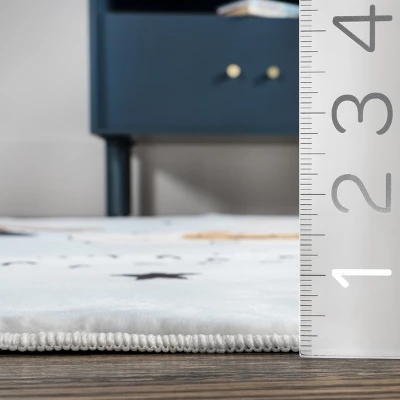 NuLOOM Jalissa Lion Dreams Machine Washable Kids Area Rug 2 NuLOOM Jalissa Lion Dreams Machine Washable Kids Area Rug - Image 2