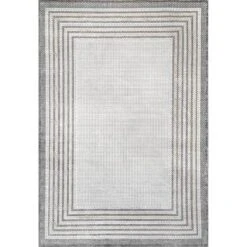 NuLOOM Anya Machine Washable Casual Border Area Rug 24 NuLOOM Anya Machine Washable Casual Border Area Rug -Nuloom GUEST b605c71b 4f05 4851 ba22 f3cebf8a2af0