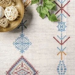 NuLOOM Kiya Machine Washable Moroccan Global Geometric Area Rug 13 NuLOOM Kiya Machine Washable Moroccan Global Geometric Area Rug -Nuloom GUEST b6082660 c09e 4d52 9bf9 58808902425e