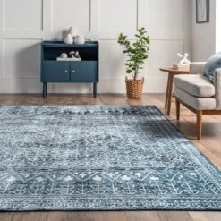 NuLOOM Prestyn Machine Washable Faded Trellis Area Rug 16 NuLOOM Prestyn Machine Washable Faded Trellis Area Rug -Nuloom GUEST b7a6d68e f8fc 4546 93ca 20f4bd4568b6