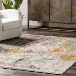 NuLOOM Cézanne Colorful Abstract Area Rug -Nuloom GUEST b7cac7d8 e019 4f22 85f9 9e4856e84c6e