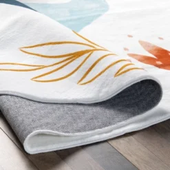 NuLOOM Elain Cheerful Elephant Machine Washable Kids Area Rug -Nuloom GUEST b951631c b5d8 4f9a 8fbb d802e9747dcf