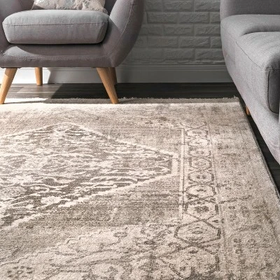 NuLOOM Vintage Cassie Fringe Area Rug 4 NuLOOM Vintage Cassie Fringe Area Rug - Image 4