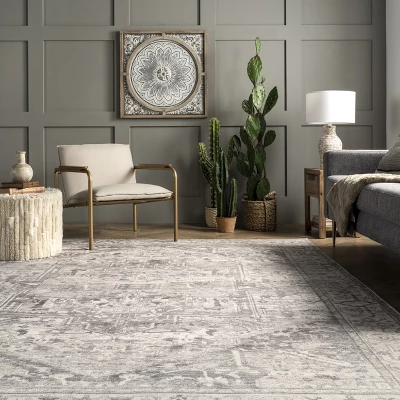 NuLOOM Brielle Machine Washable Vintage Medallion Area Rug 7 NuLOOM Brielle Machine Washable Vintage Medallion Area Rug - Image 7