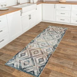 NuLOOM Kajal Machine Washable Southwestern Geometric Area Rug