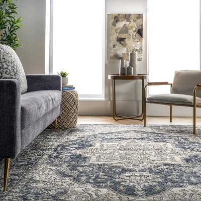 NuLOOM Darcie Traditional Medallion Area Rug 7 NuLOOM Darcie Traditional Medallion Area Rug - Image 7