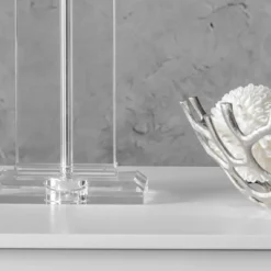 NuLOOM Toledo 25" Crystal Table Lamp Lighting - Clear 25" H X 9" W X 15" D -Nuloom GUEST bd39eb8c 441c 4ff9 ab51 73dc688e4749